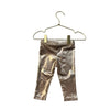 Pink Chicken Gold Metallic Leggings - Size 6-12 Mo