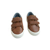 Cat & Jack Brown Faux Leather Velcro Sneakers in Box - Size 9