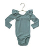 Kyte Mint Green Ribbed Onesie Bodysuit - Size 18-24 Mo