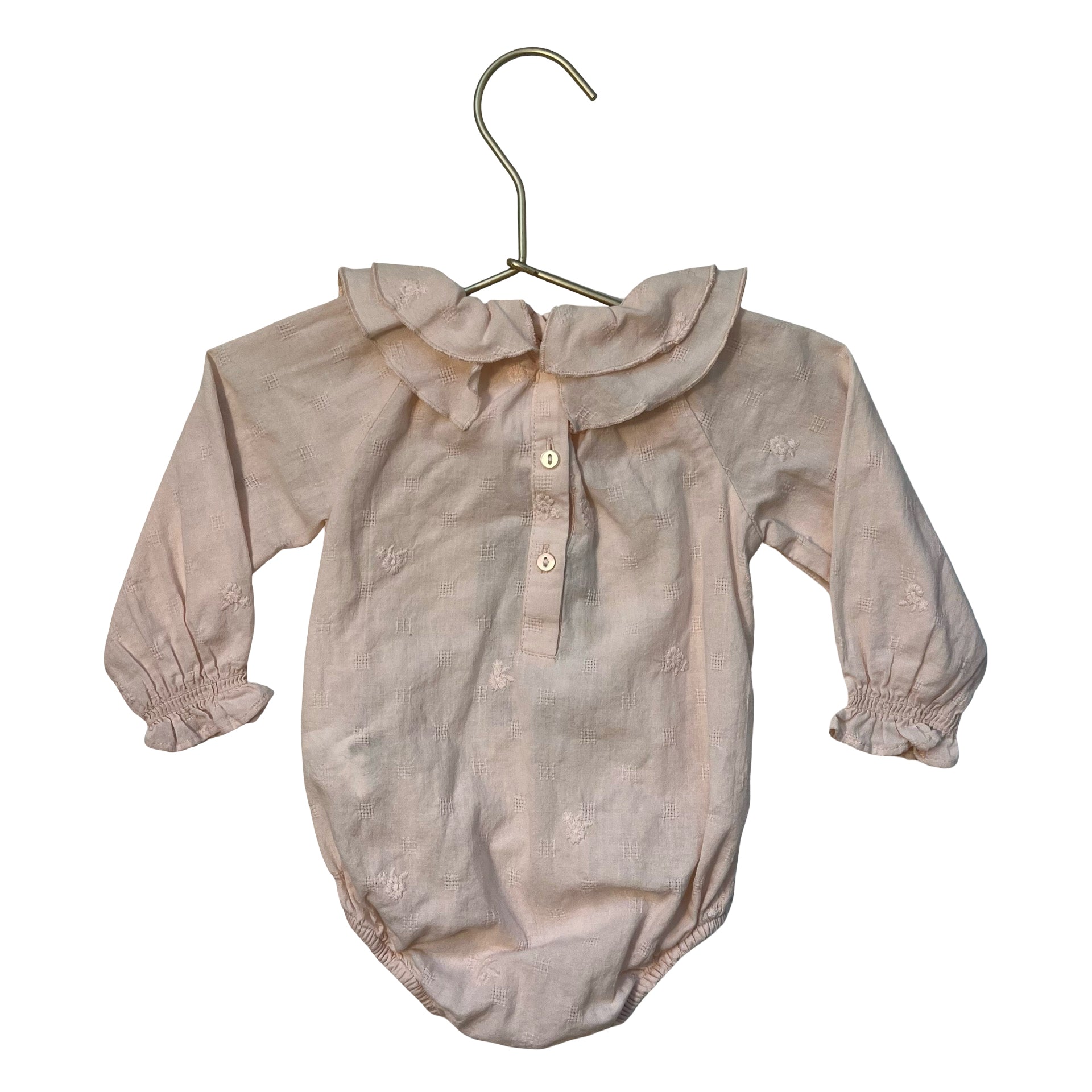 Zara Pink Bodysuit Blouse - Size 6-9 Mo