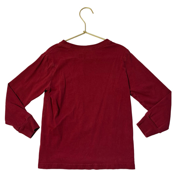 Polo Ralph Lauren Maroon Polo Bear Gift Box Shirt - Size 5