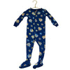 Children's Place Blue Hanukkah Print Footed PJs - Size 18-24 Mo
