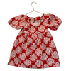 Janie and Jack Red & Ivory Floral Dress - Size 4