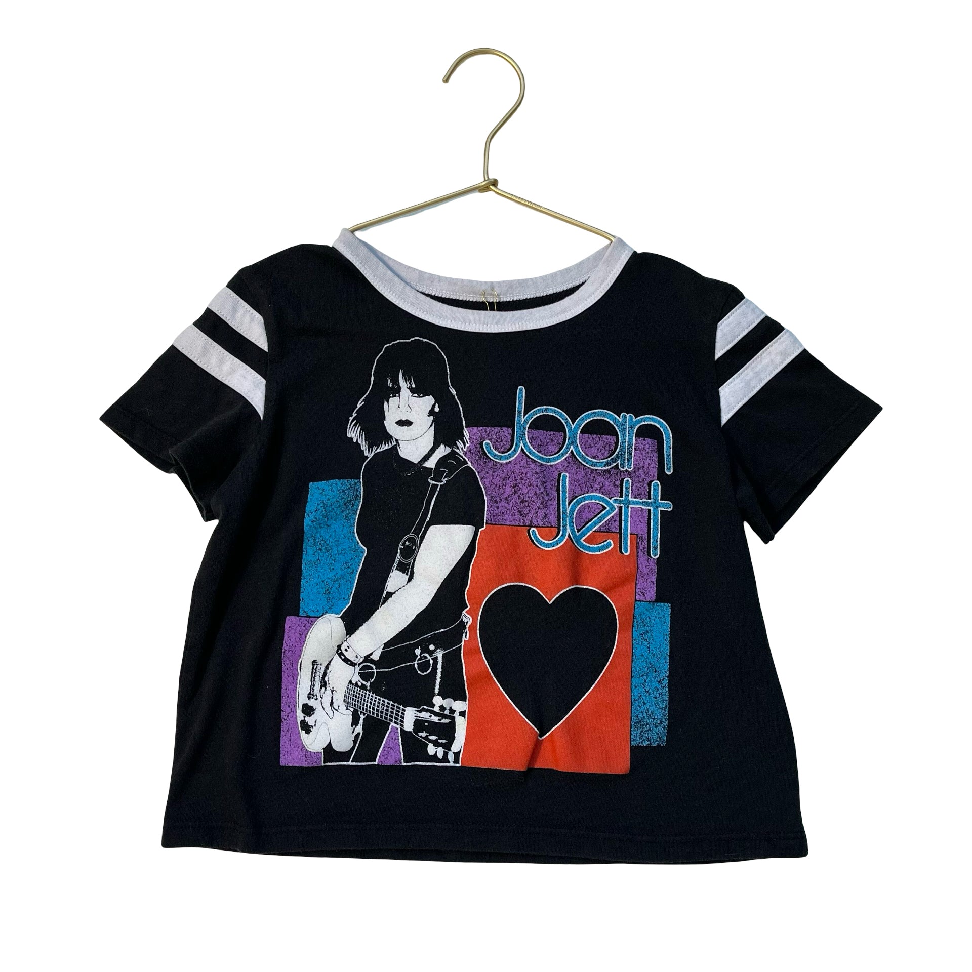 Rowdy Sprout Black Joan Jett Graphic T-Shirt - Size 8