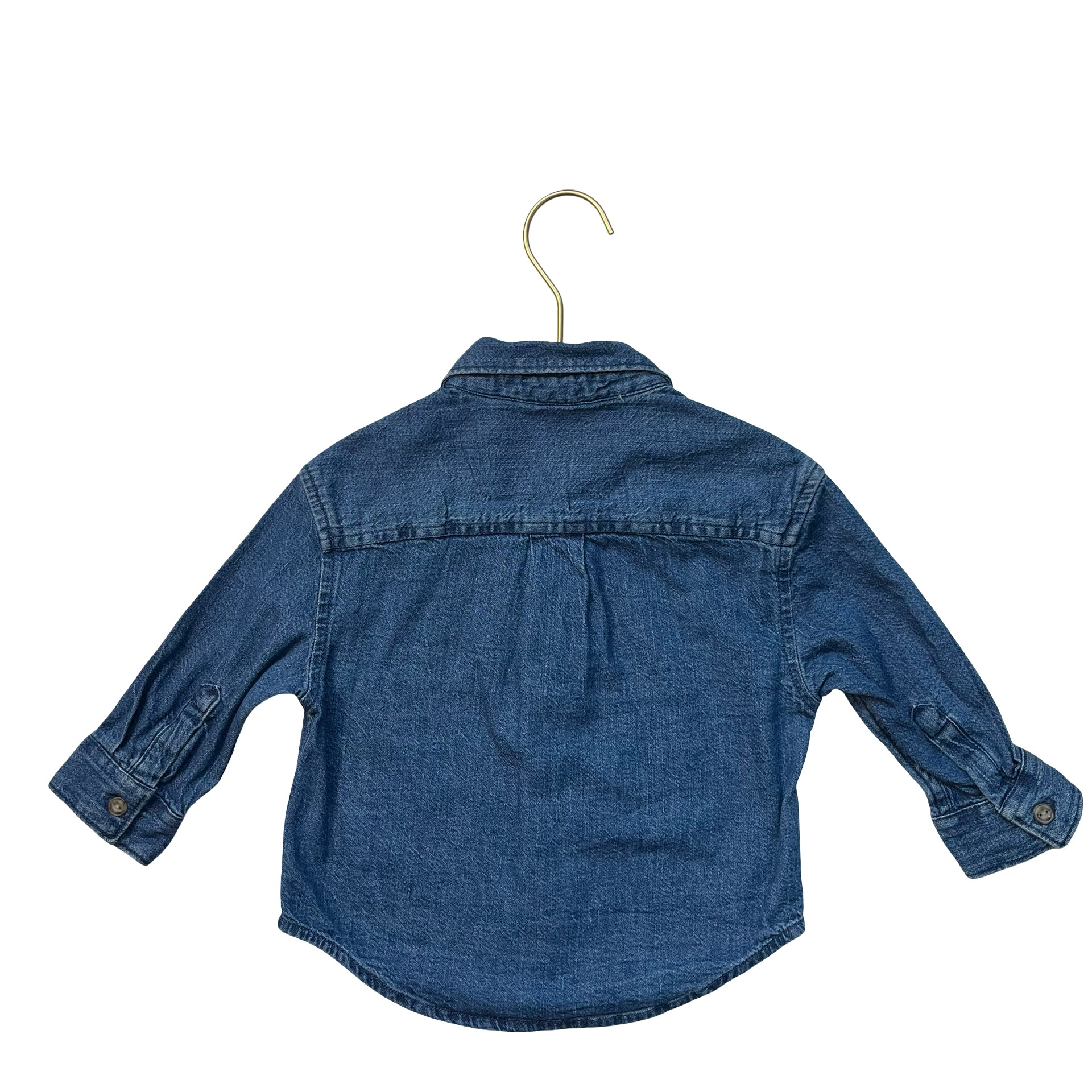 Baby Gap Denim Button Down Shirt - Size 18-24 Mo