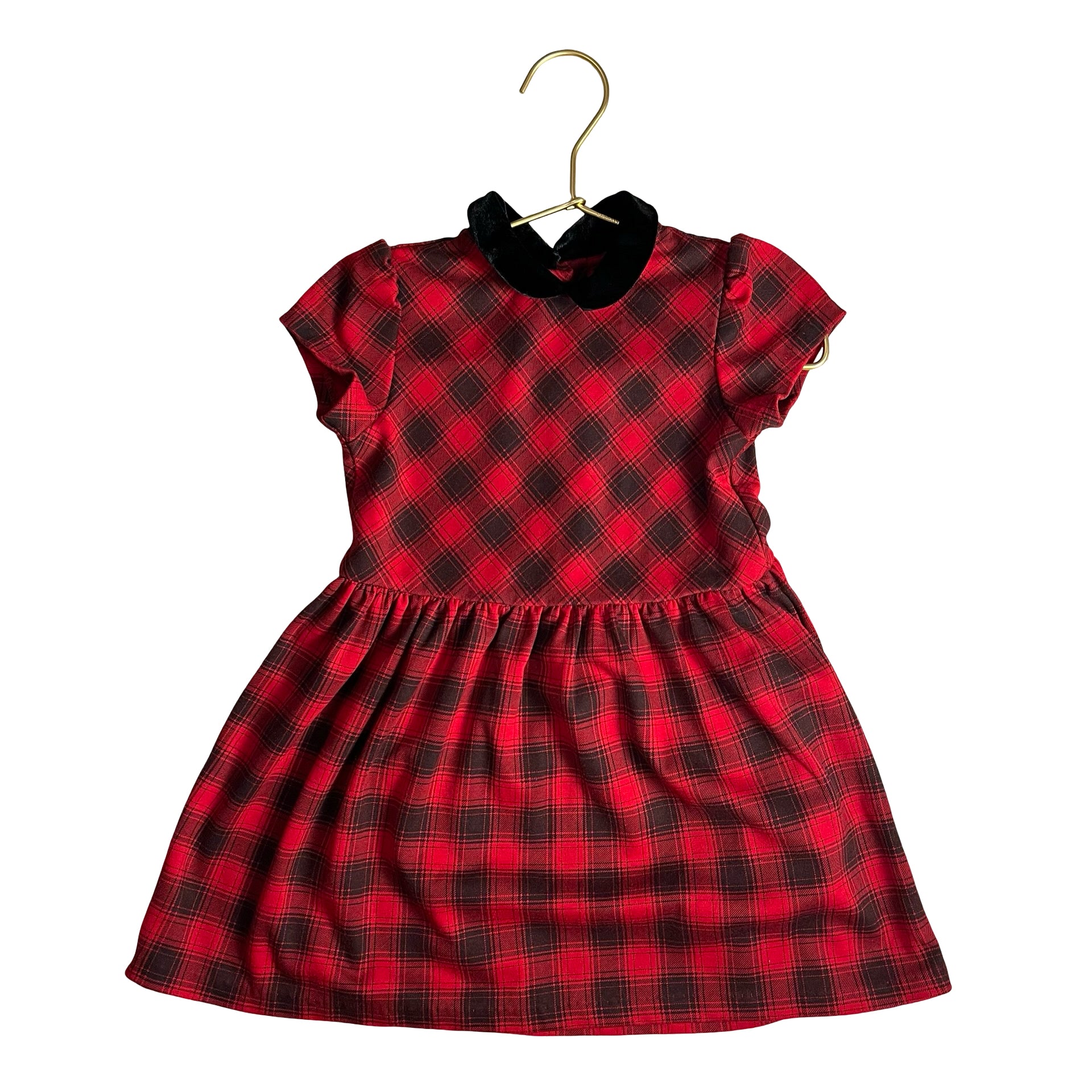 Polo Ralph Lauren Red & Black Plaid Dress - Size 2