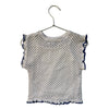 Stains and Stories by Babyface Ivory Cotton Crochet Top - Size 92 (2Y)