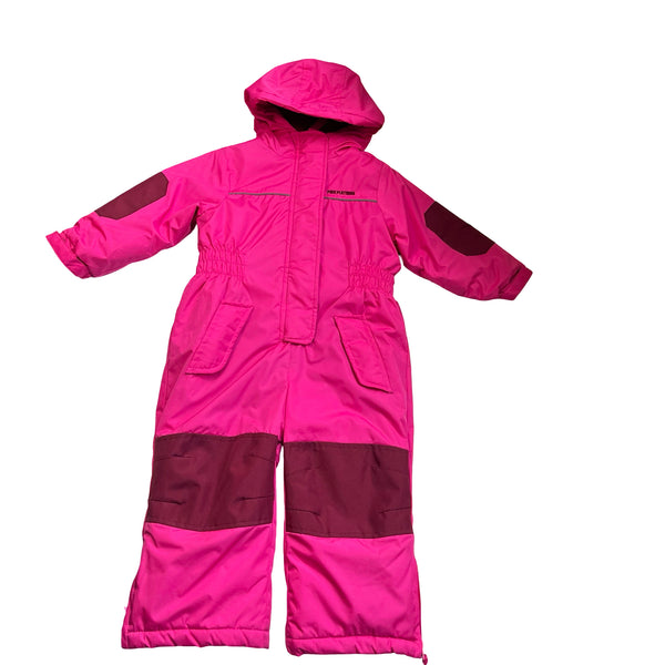 Pink Platinum Pink Snowsuit, Note Wear on Cuffs - Size 2T