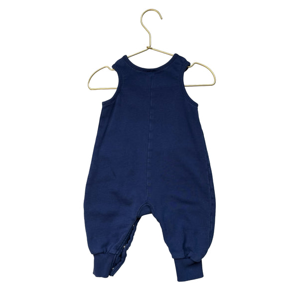 Hanna Andersson Navy One-Piece Overall - Size 3-6 Mo