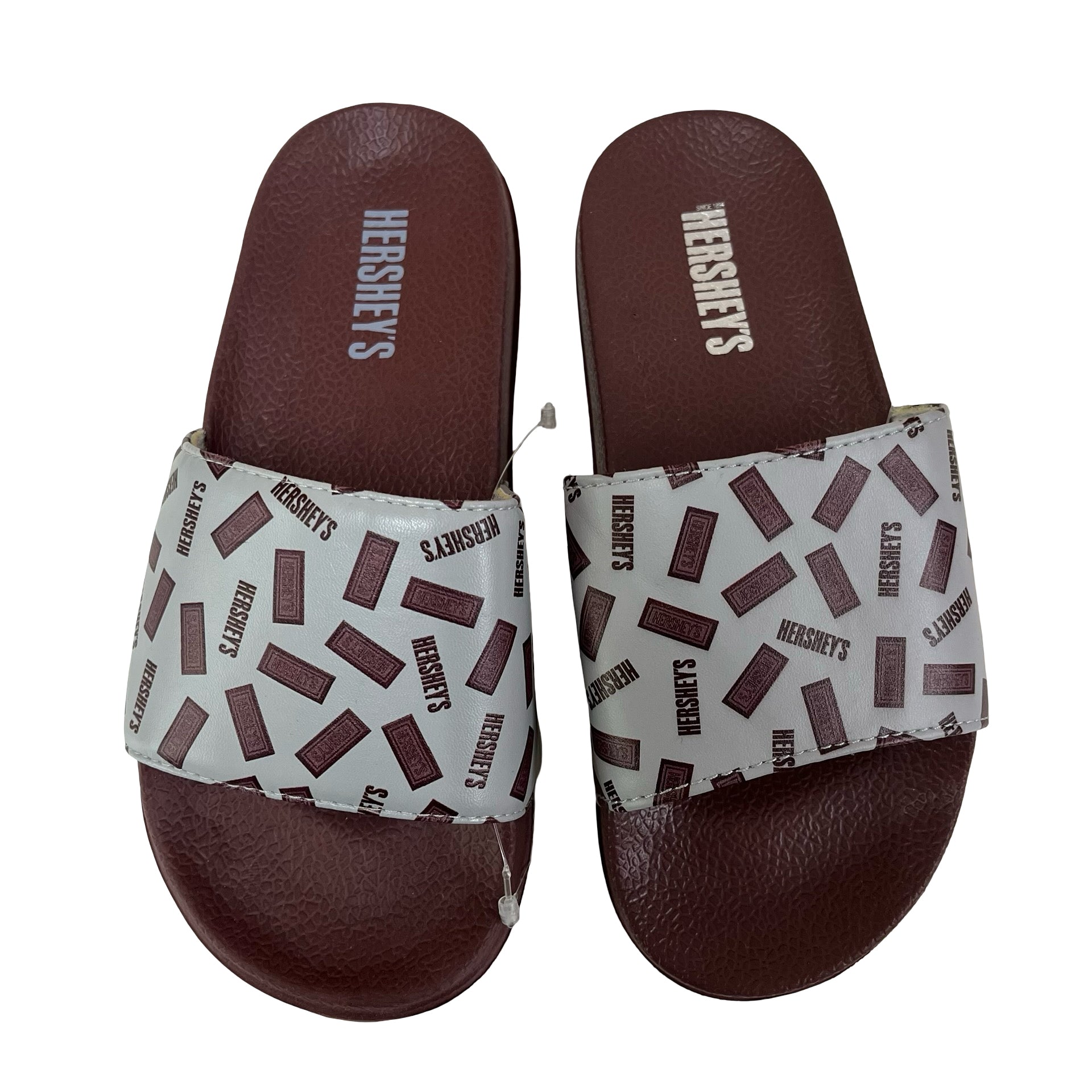 Hershey's Brown & Gray Slide Sandals - Size 13-1Y