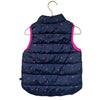 Baby Gap ColdControl Navy & Pink Heart Print Puffer Vest - Size 3