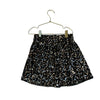Zara Velvet & Gold Sequin Skirt - Size 8