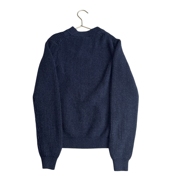 Janie and Jack Navy Chunky Henley Sweater - Size 10