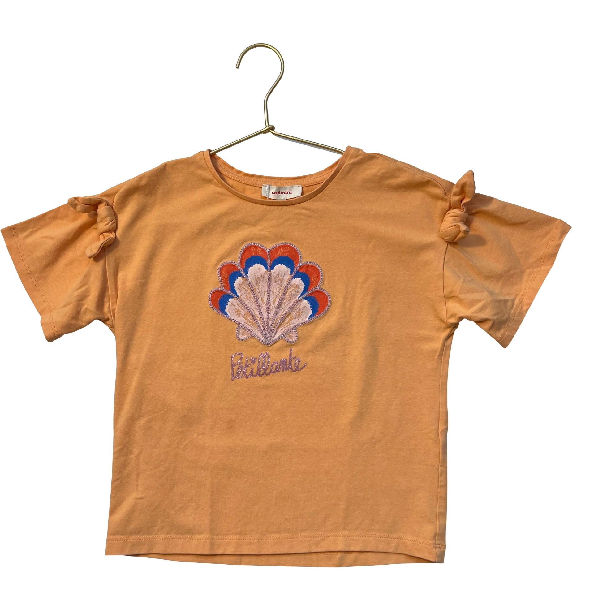 Catimini Peach Shell T-Shirt - Size 6