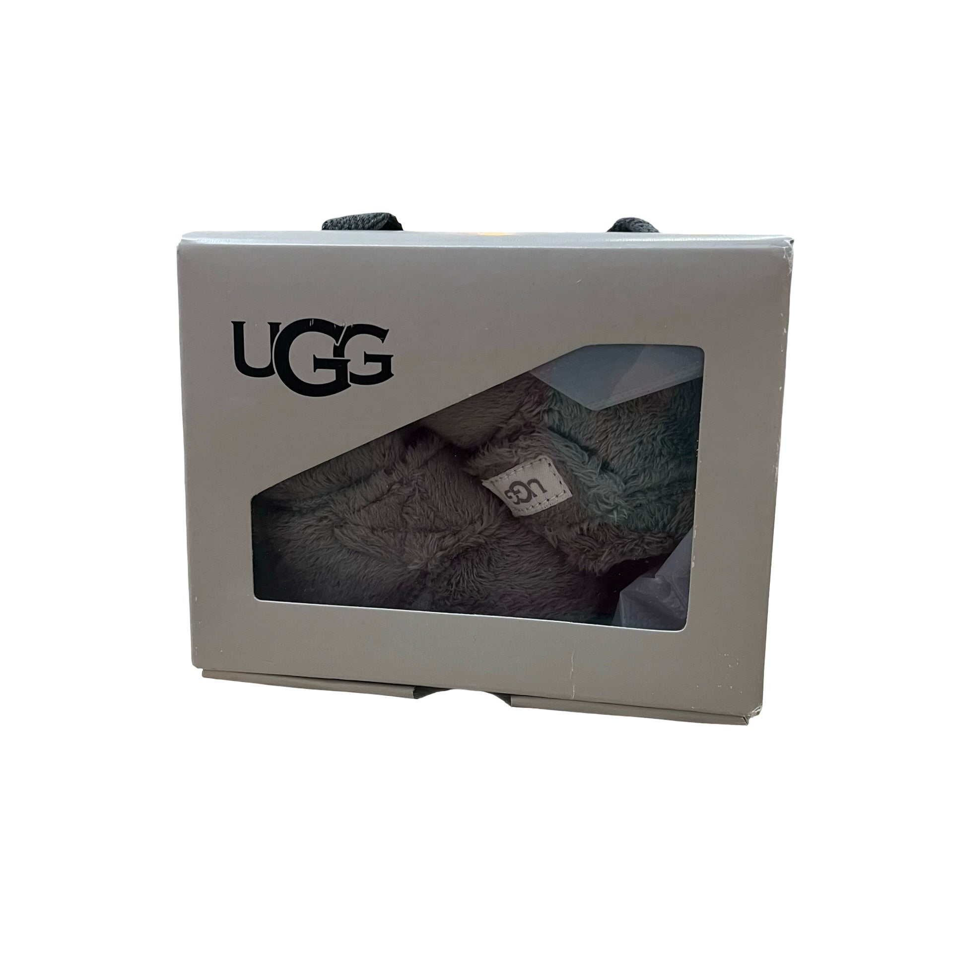 UGG Gray Fleece Booties - New In Box - Size 0/1 (0-6 Months)