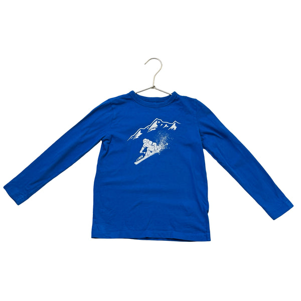 Crewcuts Blue Ski Graphic Shirt - Size XS 4-5