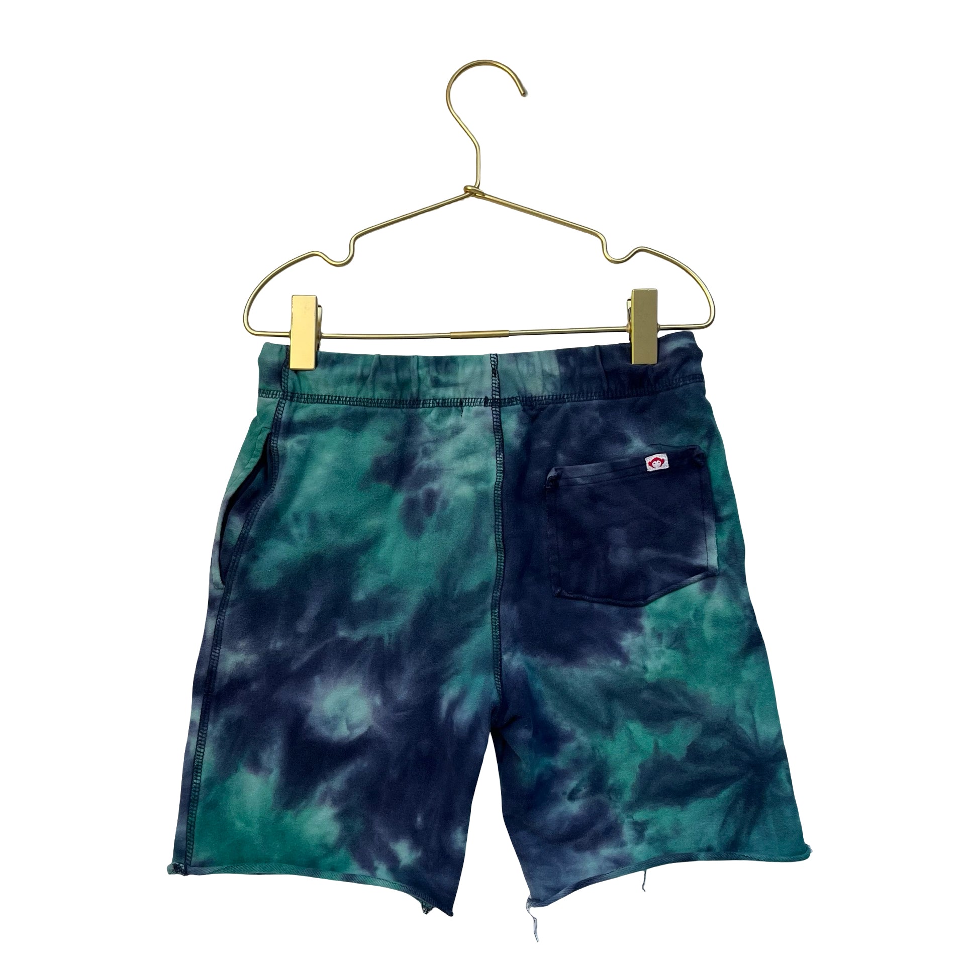 Appaman Green & Blue Tie-Dye Shorts - Size 7