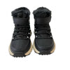 H&M Black Faux Fur Lined Waterproof Ankle Boots - Size 7.5