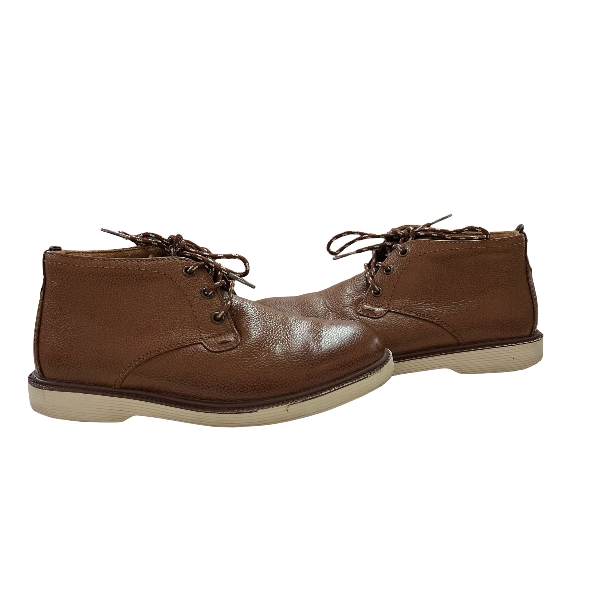 Florsheim Comfortech Brown Leather Ankle Boot Shoes - Size 13M