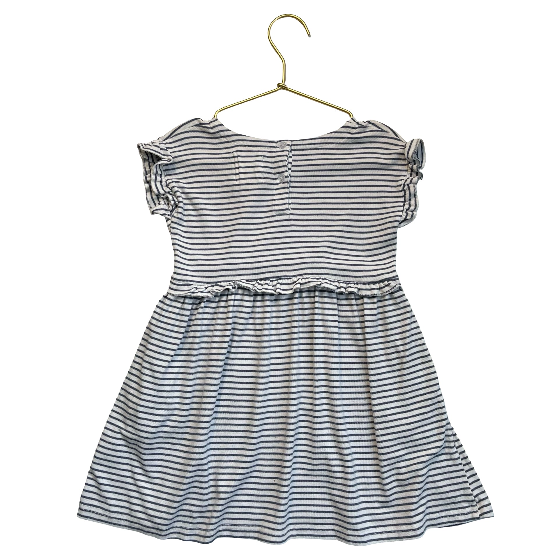 Vignette Blue Striped Dress - Size 4Y