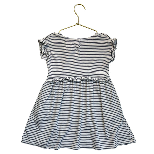 Vignette Blue Striped Dress - Size 4Y