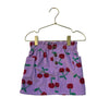 Old Navy Purple & Red Cherry Print Corduroy Skirt - Size 2T