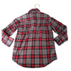 Gap Kids Red, Gray, Black Plaid Button Down Shirt - Size XS 4-5