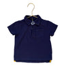 Pact Navy Polo Shirt - Size 12-18 Months