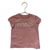 Ralph Lauren Pink 'Polo' Applique T-Shirt - Size 18 Mo