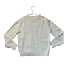 Crewcuts Ivory & Lavender Bow Sweater - Size L 10-11