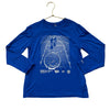 Old Navy Active Blue Basketball Graphic Shirt - Size S 6-7