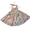 Art & Soul Pink Stripe & Floral Halter Dress - Size 3