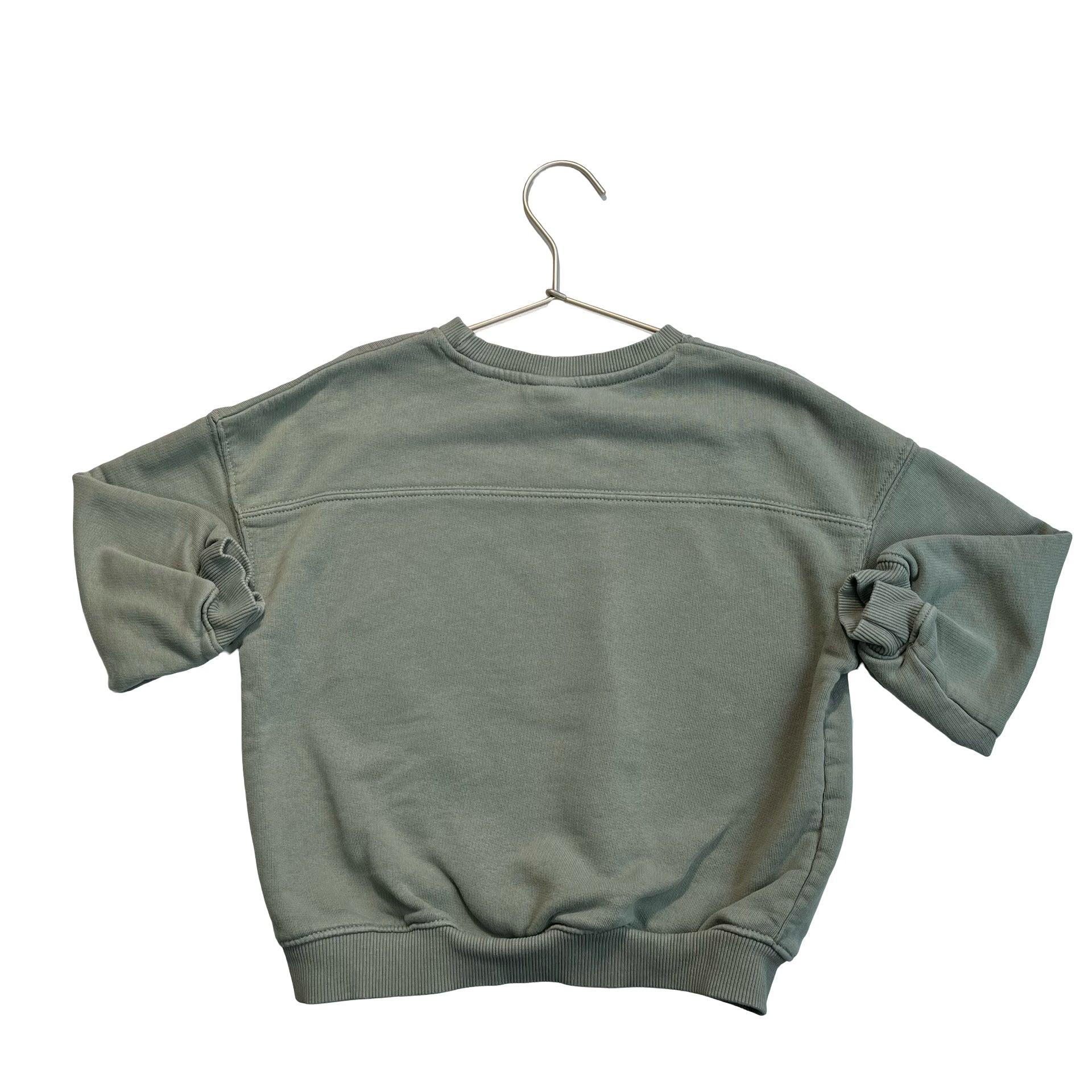 Zara Sage Green Sweatshirt - Size 6