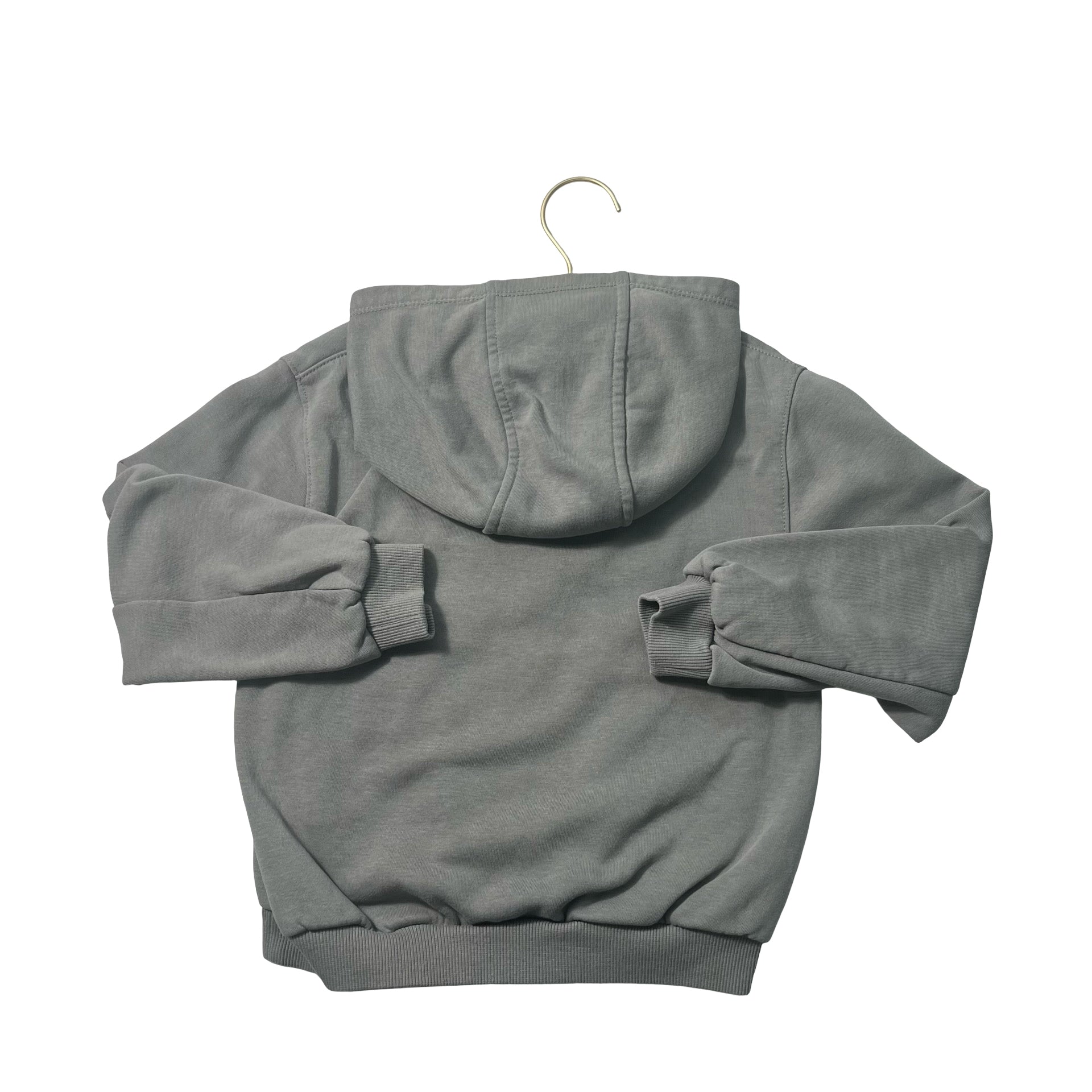 Nike Sage Green Logo Hooded Sweatshirt - Size 7