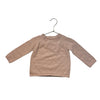Quincy Mae Pale Peach Dot Cotton Sweater - Size 12-18 Mo