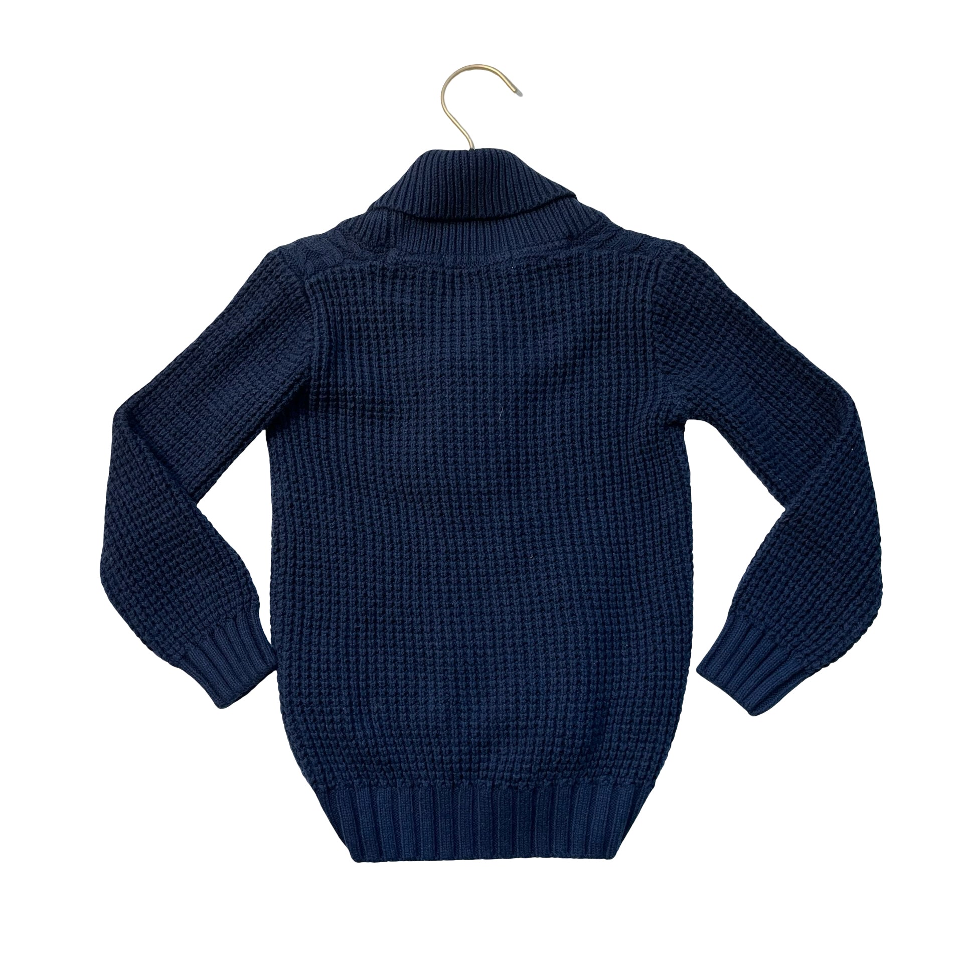 Ben Sherman Navy Shawl-Neck Cardigan Sweater - Size 3-4Y