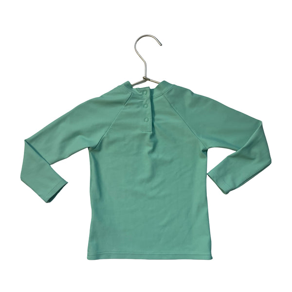 Minnow Mint Green Rash Guard - Size 2T
