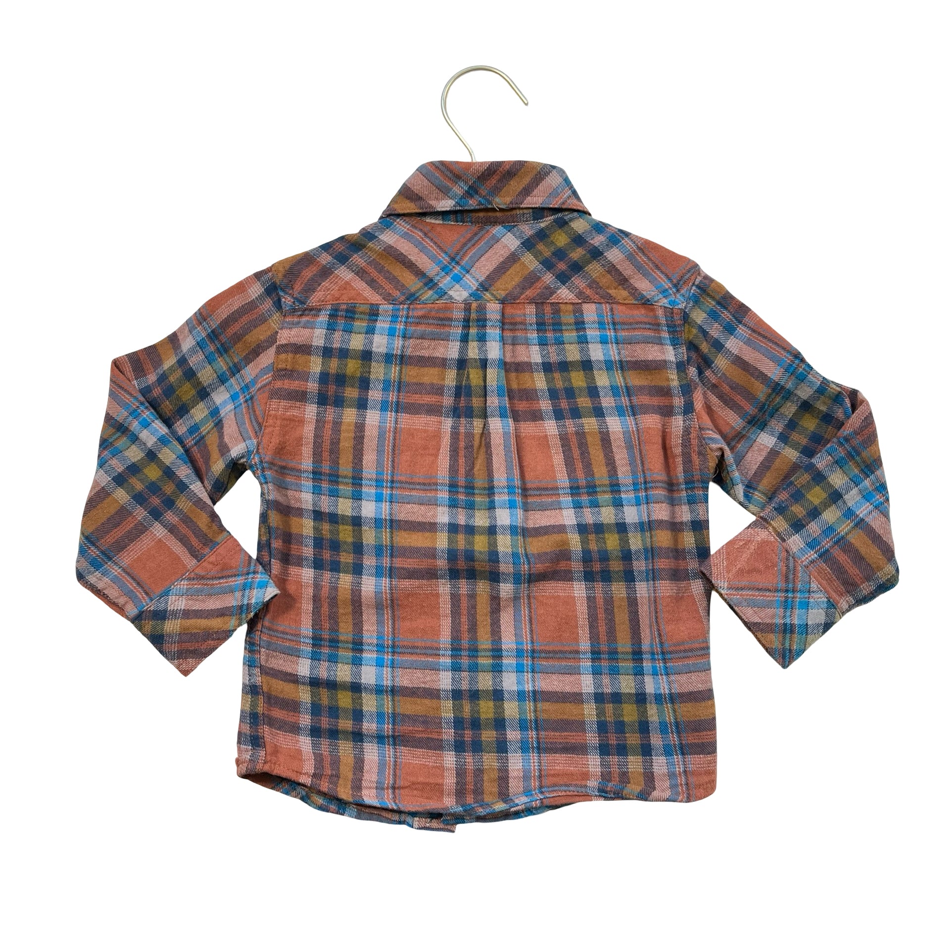 Appaman Plaid Flannel Button Down Shirt - Size 3T