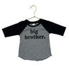 Kavio Gray & Black 'Big Brother' Shirt - Size 24 Mo