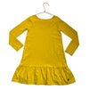 Tea Collection Yellow Animal Face Graphic Dress - Size 6