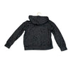 Gap Kids Heather Dark Gray Star Print Knit Hooded Top - Size S 6-7