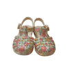 Cat & Jack Peach Floral Closed-Toe Jelly Sandals - Size 5