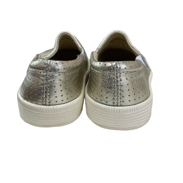 Old Soles Gold & Ivory Pin Dot Slip On Sneakers - Size 27 (10)