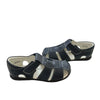 Pediped Sydney Navy Leather Closed-Toe Sandals New with Tags in Box - 13-13.5