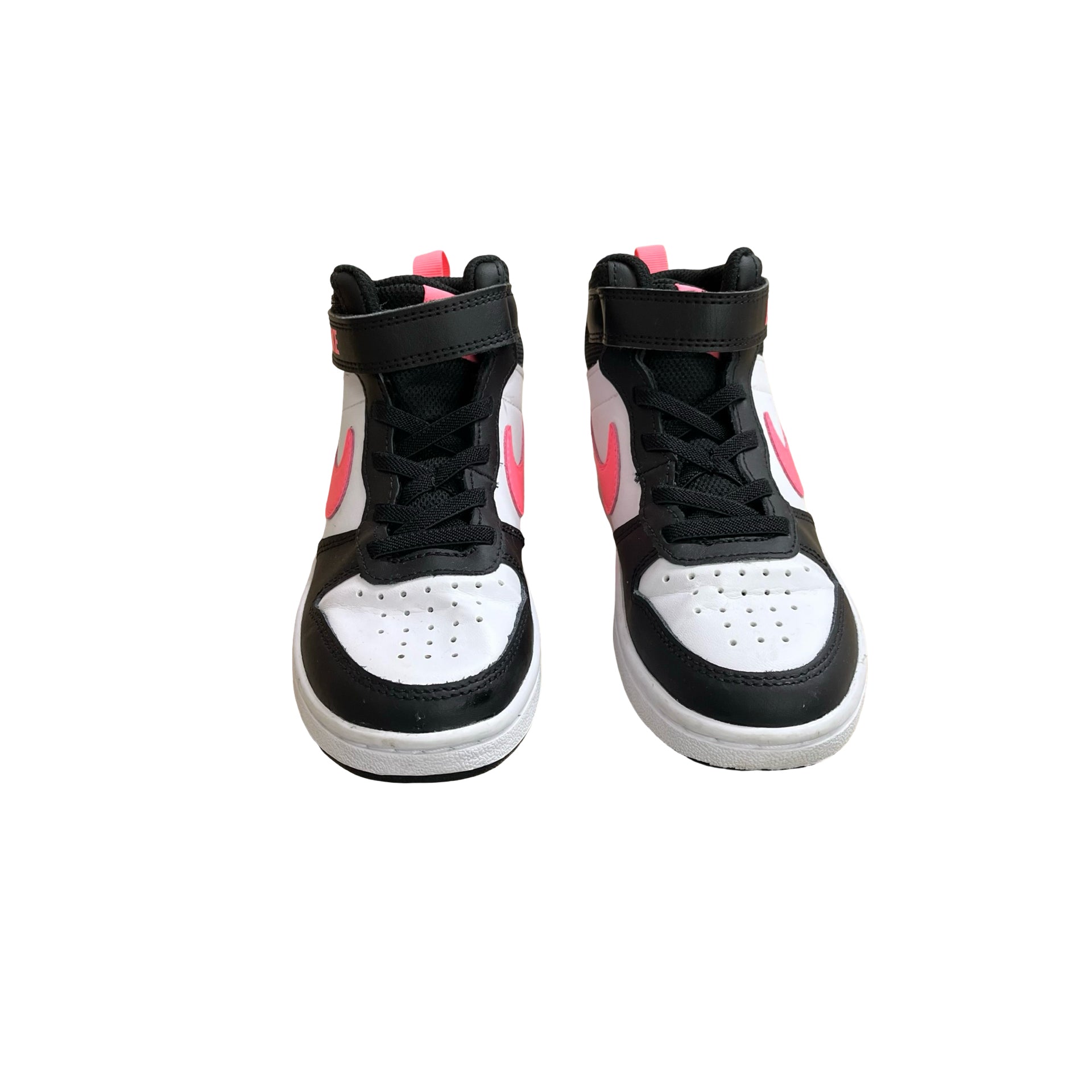 Nike Black, White, Coral Pink Sneakers - Size 12.5C