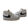 Nike White & Black Mid-Top Sneakers - Size 7C