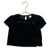Baby Gap Black Velour Sparkle Top - Size 3