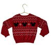Little Sleepies Play x Disney Red Mickey Mouse Sweater - Size 2T
