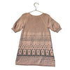 Tea Collection Pink Pattern Cotton Sweater Dress - Size 5