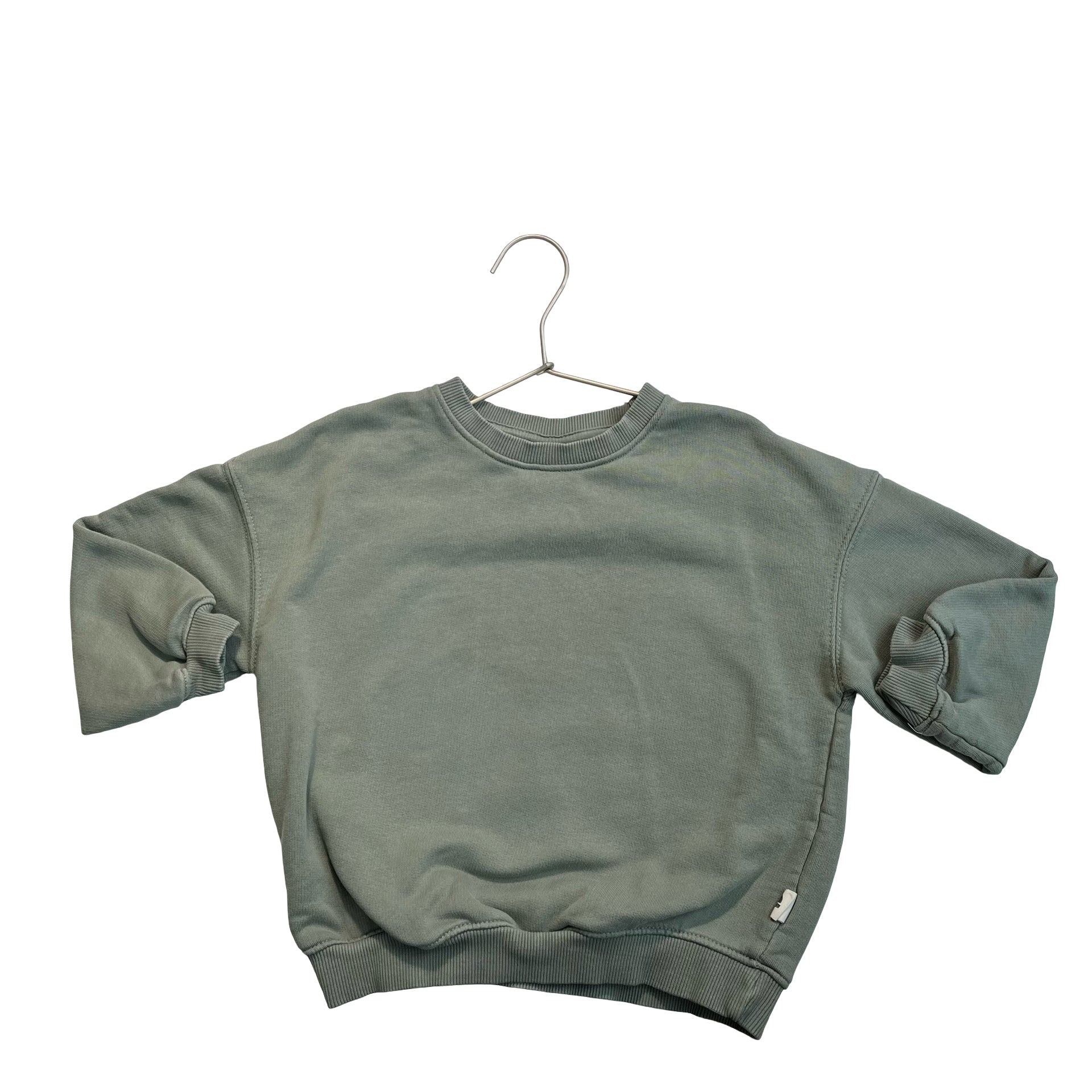 Zara Sage Green Sweatshirt - Size 6